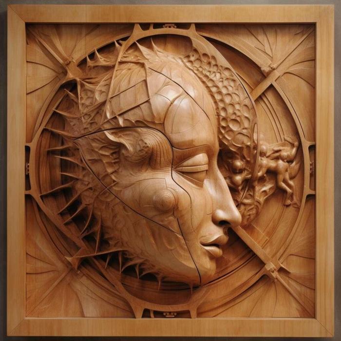 نموذج ثلاثي الأبعاد لآلة CNC 3D Art 